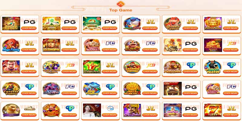Kho game tại web cược mà hội viên cần nắm